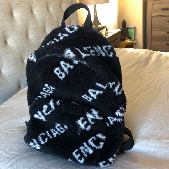 Balenciaga Handbags - Fuzzy Balenciaga Backpack